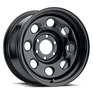 Vision Wheel HD – 85 SOFT 8 – STEEL WHEEL – Black – 15″x7″ -6mm – All weather Wheels – 85H5783NS
